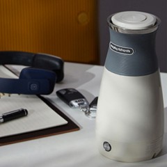 摩飞（Morphyrichards）电水壶烧水壶便携式家用旅行电热水壶随行冲奶泡茶400ML办公室养生保温杯MR6090