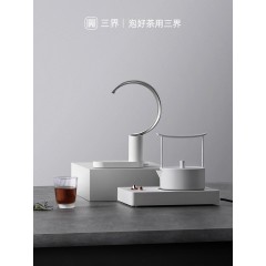 三界茶具观山电陶炉烧水保温茶炉家用玻璃水壶铁壶泡茶专用煮茶器