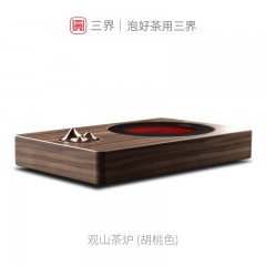 三界茶具观山电陶炉烧水保温茶炉家用玻璃水壶铁壶泡茶专用煮茶器