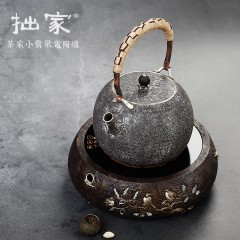 茶大师 小莺歌电陶茶炉煮茶器日本南部铸铁壶老铁茶壶铜壶电陶炉