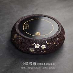 茶大师 小莺歌电陶茶炉煮茶器日本南部铸铁壶老铁茶壶铜壶电陶炉