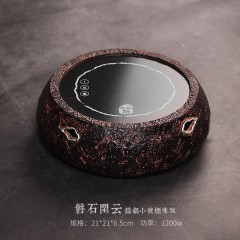 茶大师沧海烂石电陶茶炉煮茶器电茶炉日本铸铁壶玻璃壶铜壶电陶炉