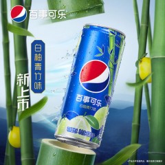 百事可乐太汽系列白柚青竹口味细长罐330ml*12罐